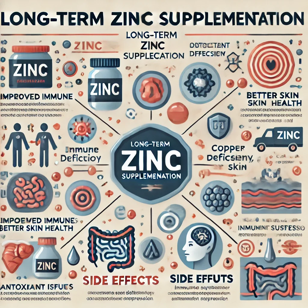 아연 장기복용의 중요성 및 영향
