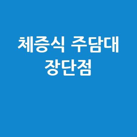 체증식 분할상환 주택담보대출 장점과 단점 분석