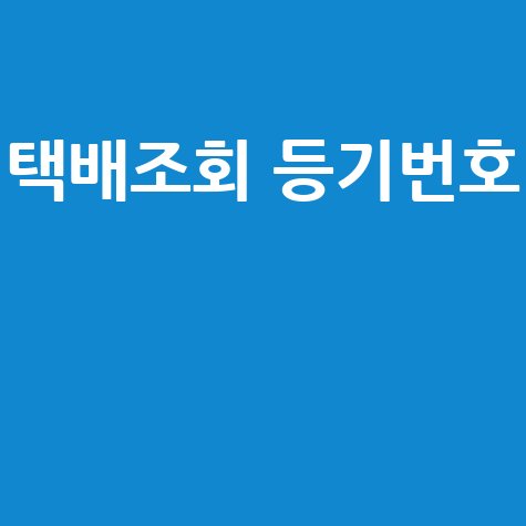 우체국택배조회: 등기번호로 배송상태 확인하기
